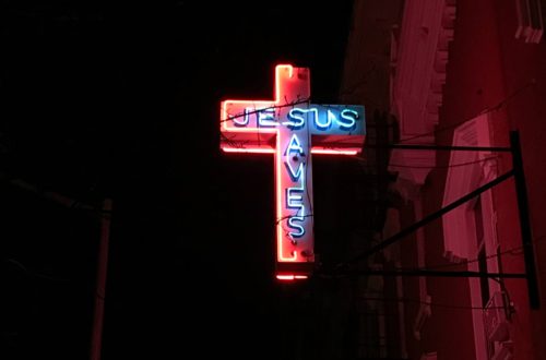 jesus saves neon signage 1769691